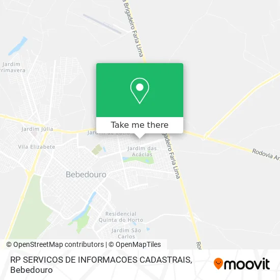 RP SERVICOS DE INFORMACOES CADASTRAIS map