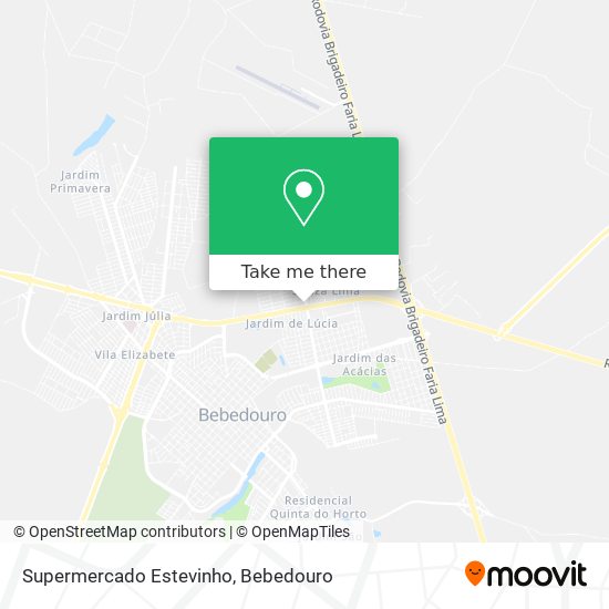 Supermercado Estevinho map