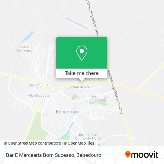 Bar E Mercearia Bom Sucesso map