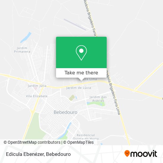 Edícula Ebenézer map