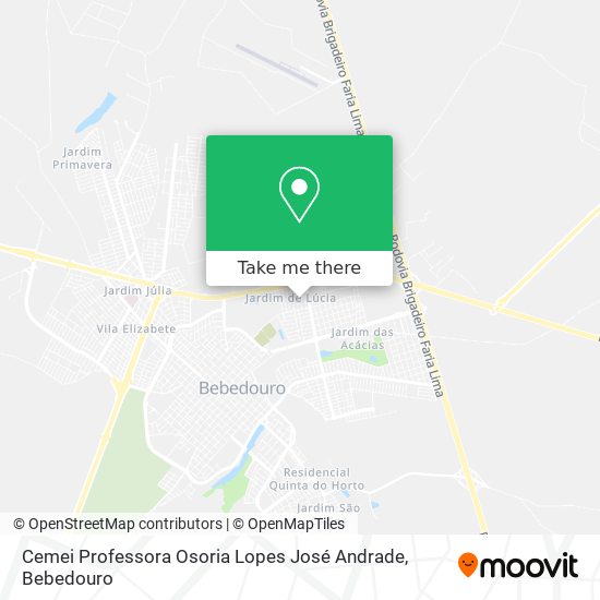 Cemei Professora Osoria Lopes José Andrade map