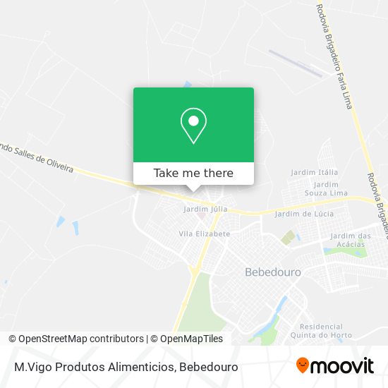 M.Vigo Produtos Alimenticios map