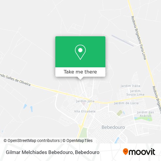Gilmar Melchiades Bebedouro map