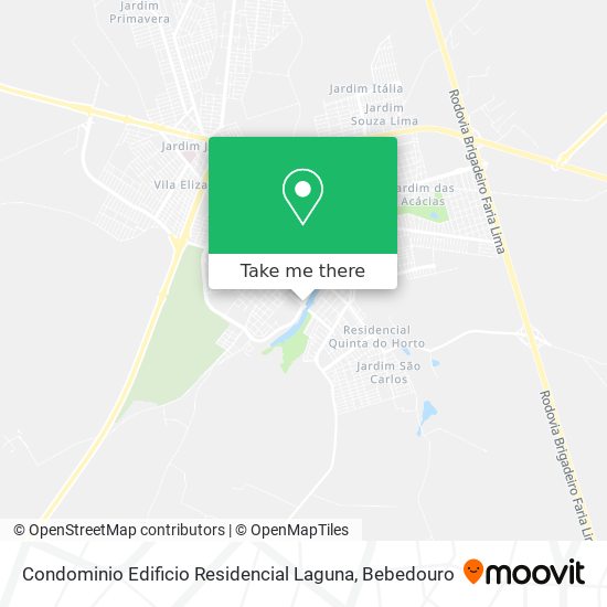 Condominio Edificio Residencial Laguna map