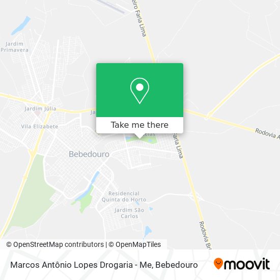 Marcos Antônio Lopes Drogaria - Me map