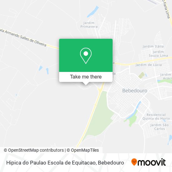 Hipica do Paulao Escola de Equitacao map