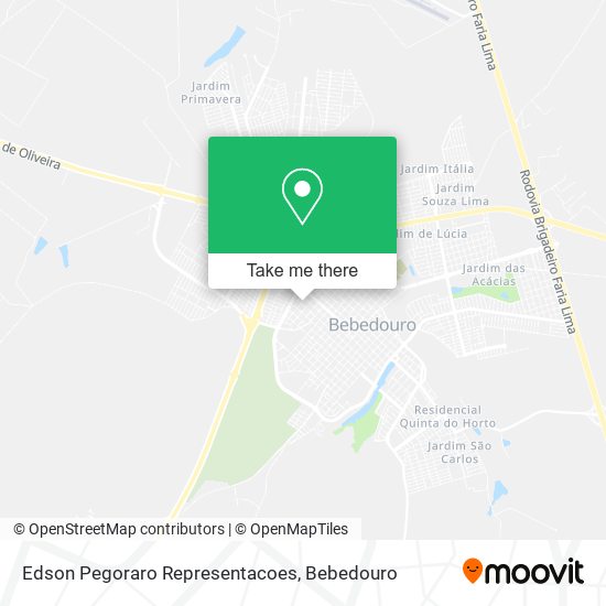Edson Pegoraro Representacoes map