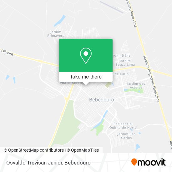 Osvaldo Trevisan Junior map