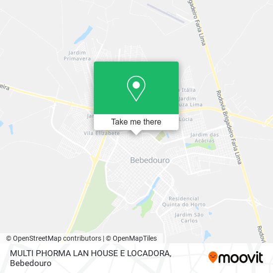 MULTI PHORMA LAN HOUSE E LOCADORA map