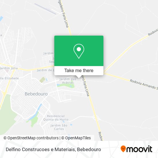 Delfino Construcoes e Materiais map