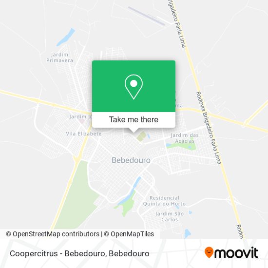 Coopercitrus - Bebedouro map