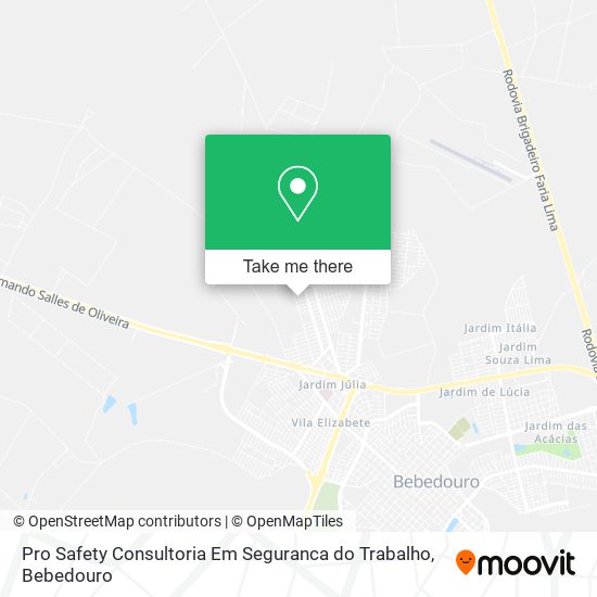 Pro Safety Consultoria Em Seguranca do Trabalho map