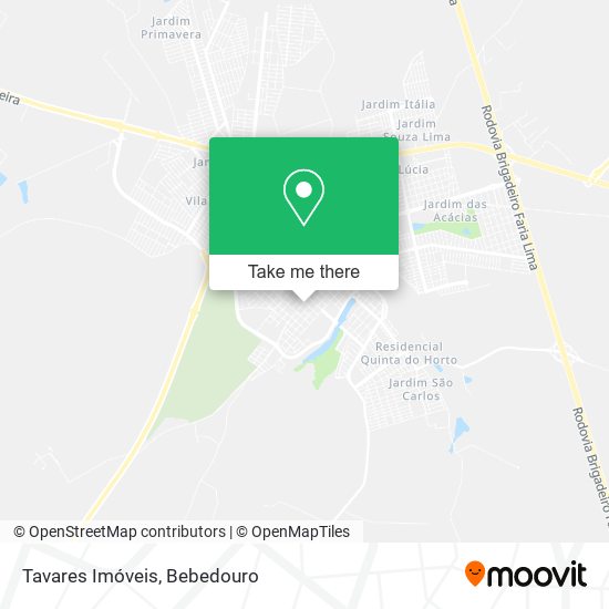 Tavares Imóveis map