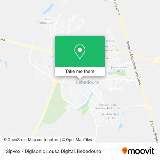 Sipvox / Digisonic Lousa Digital map
