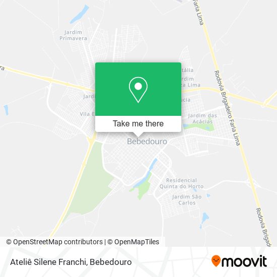 Ateliê Silene Franchi map