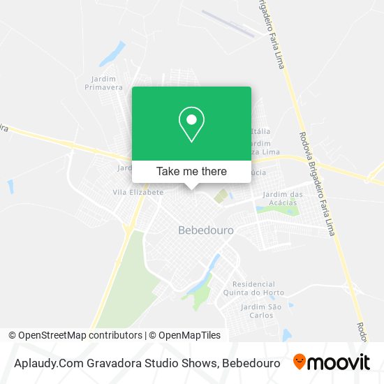 Aplaudy.Com Gravadora Studio Shows map