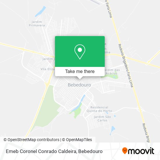 Emeb Coronel Conrado Caldeira map