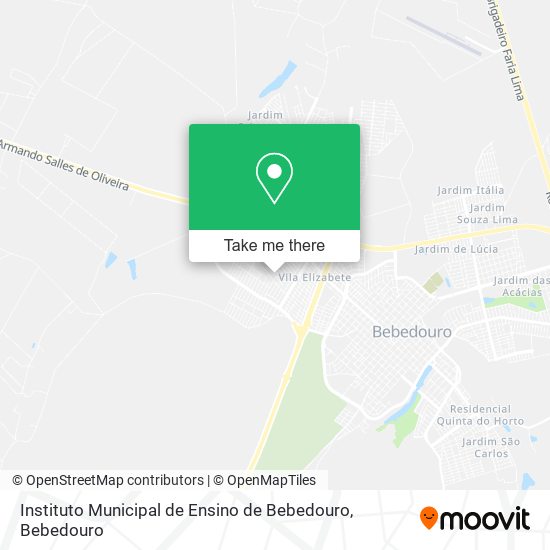 Instituto Municipal de Ensino de Bebedouro map