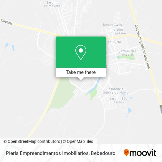 Pieris Empreendimentos Imobiliarios map