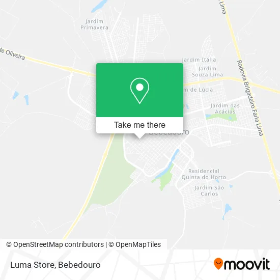 Luma Store map