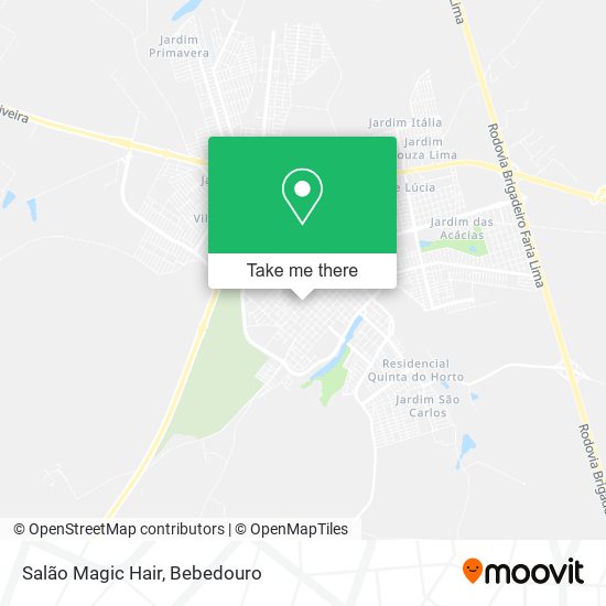 Salão Magic Hair map
