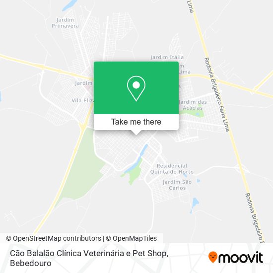 Cão Balalão Clínica Veterinária e Pet Shop map