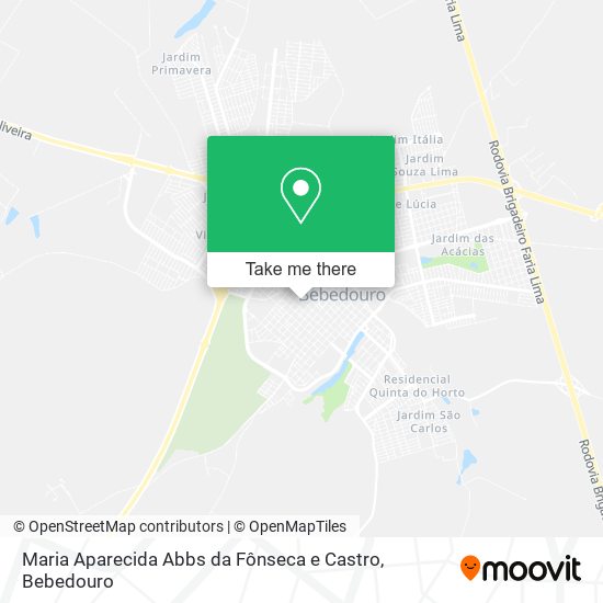 Maria Aparecida Abbs da Fônseca e Castro map