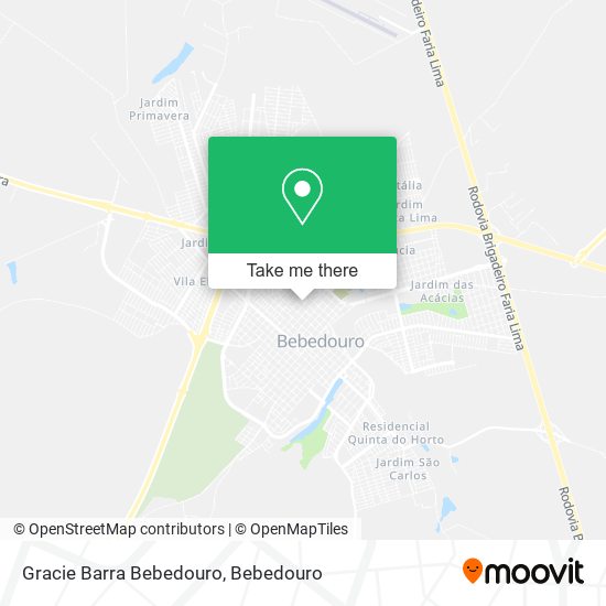 Gracie Barra Bebedouro map