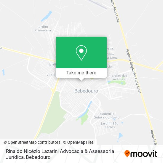 Rinaldo Nicézio Lazarini Advocacia & Assessoria Jurídica map