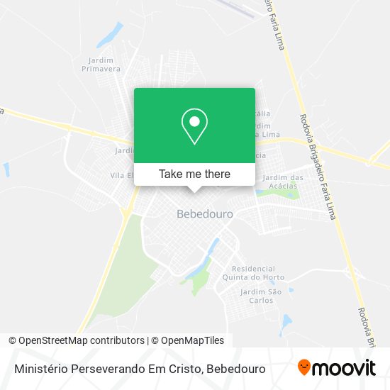 Ministério Perseverando Em Cristo map