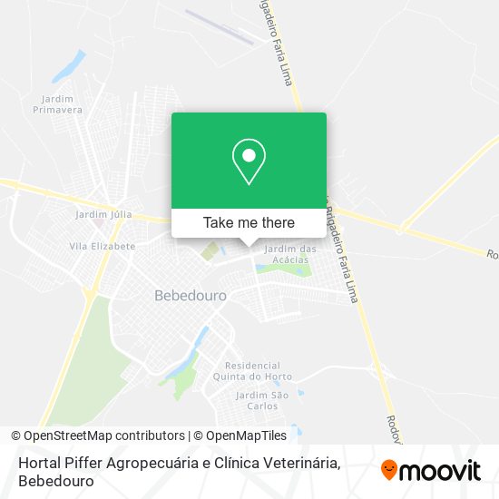 Hortal Piffer Agropecuária e Clínica Veterinária map