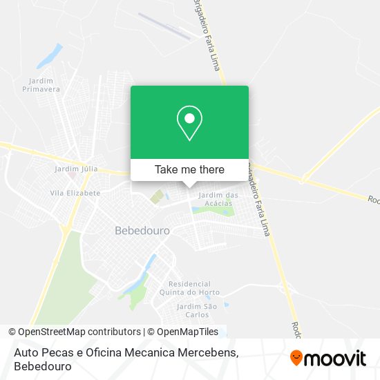 Auto Pecas e Oficina Mecanica Mercebens map