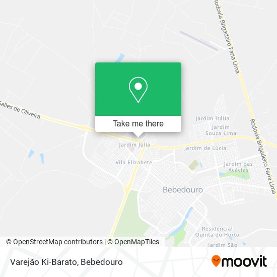 Varejão Ki-Barato map