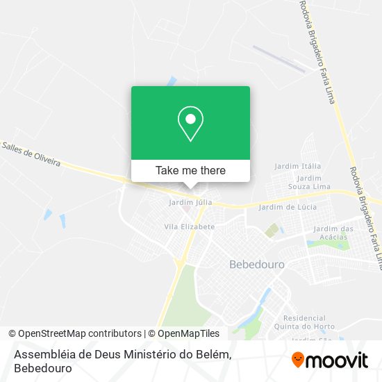 Assembléia de Deus Ministério do Belém map