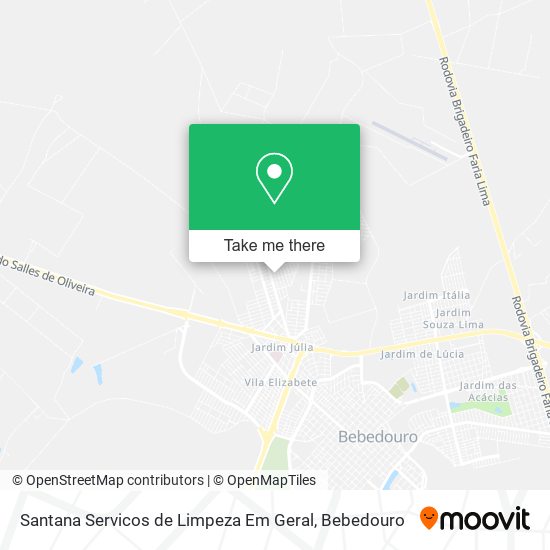 Santana Servicos de Limpeza Em Geral map