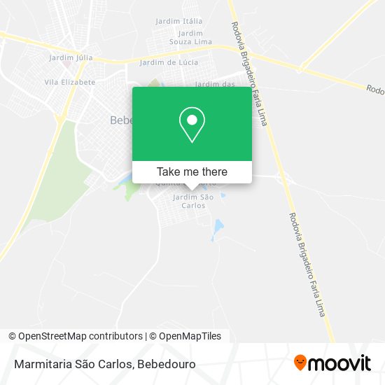 Marmitaria São Carlos map