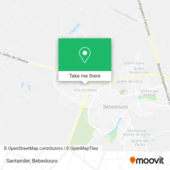 Santander map