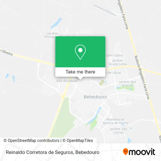 Reinaldo Corretora de Seguros map