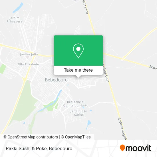 Rakki Sushi & Poke map