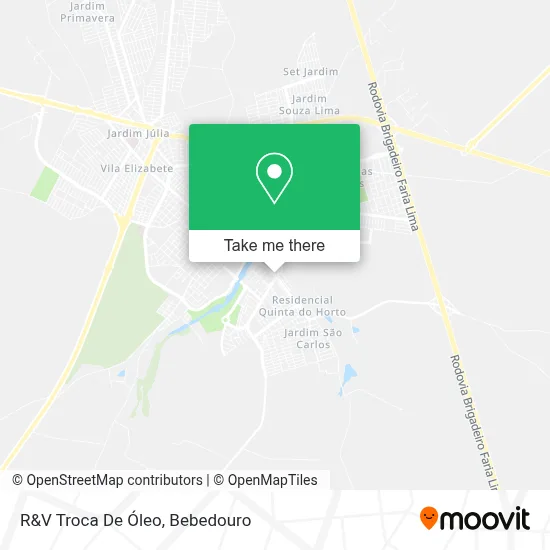 R&V Troca De Óleo map