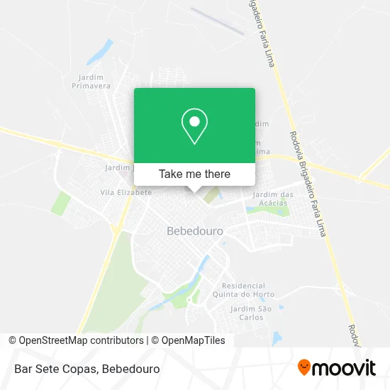 Bar Sete Copas map