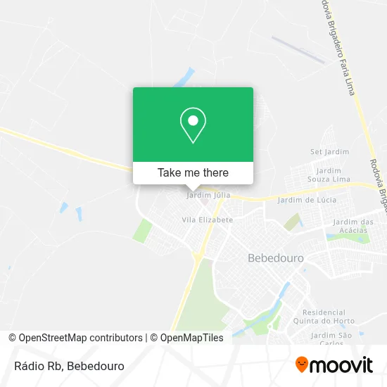 Rádio Rb map