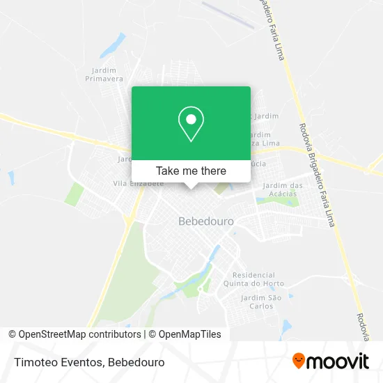 Timoteo Eventos map