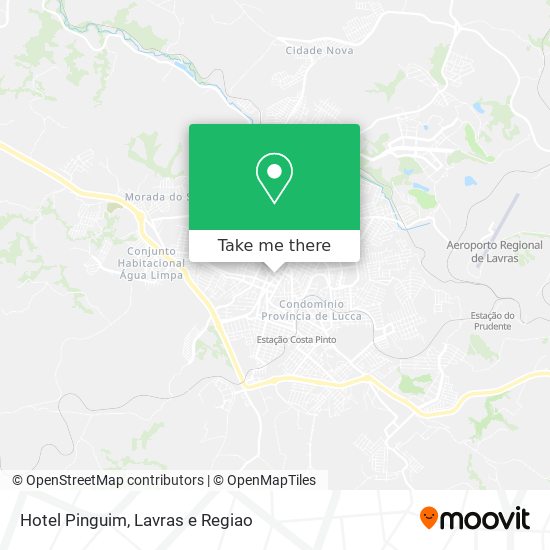 Hotel Pinguim map