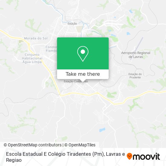 Escola Estadual E Colégio Tiradentes (Pm) map