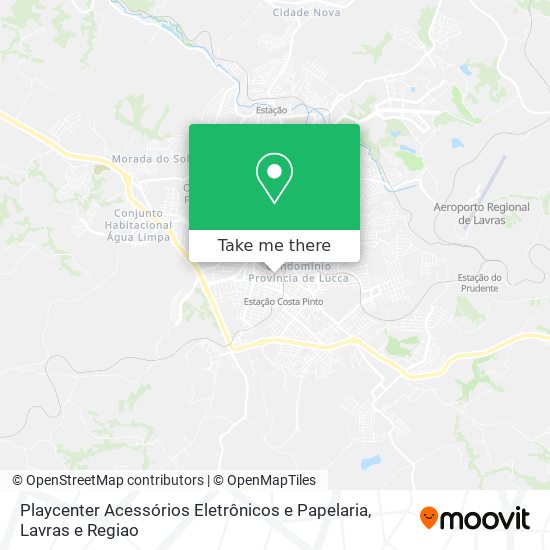 Playcenter Acessórios Eletrônicos e Papelaria map