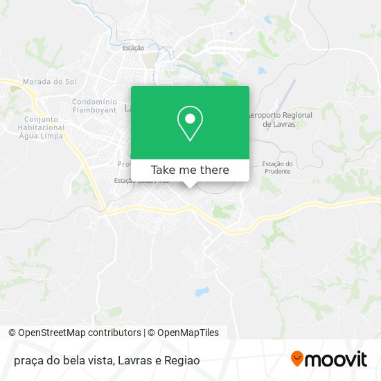 praça do bela vista map