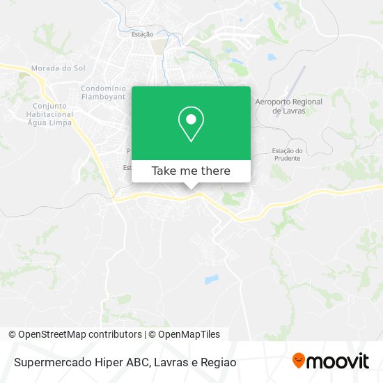 Supermercado Hiper ABC map