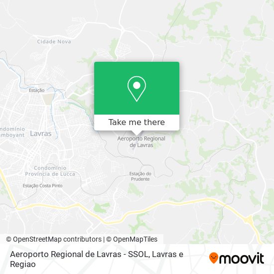 Aeroporto Regional de Lavras - SSOL map