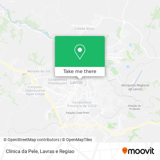 Clínica da Pele map